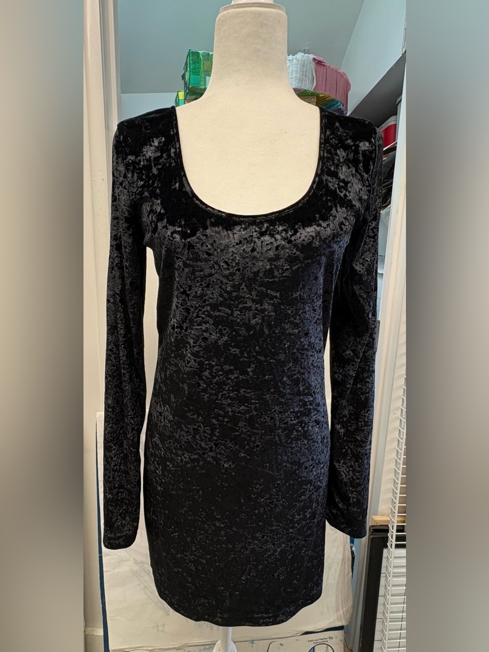 Intimately by Free People black velvet cocktail dress